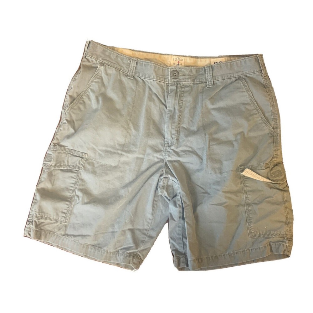 RedHead Brand Co Mens Size 38 Cargo Shorts Sage Green Cotton Utility Outdoor